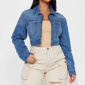 Out Of Town Denim Jacket - Medium Wash